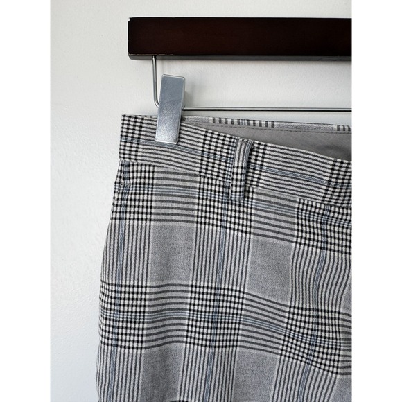 Women's Plaid Tailored Pants Slim Fit Ankle Length Women's Trousers Sz 29 - Picture 3 of 3